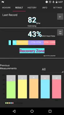 Pulse Rate android App screenshot 5